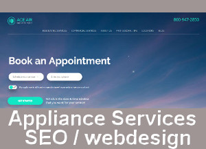 Appliance Services SEO in Irvine